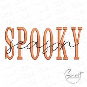 Spooky Season Embroidery Design