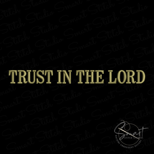 Faith In Lord Embroidery File