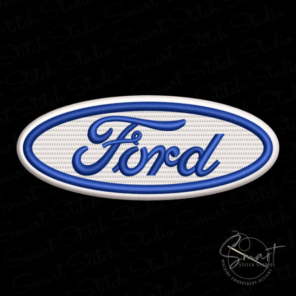 Ford Emblem Embroidery Design