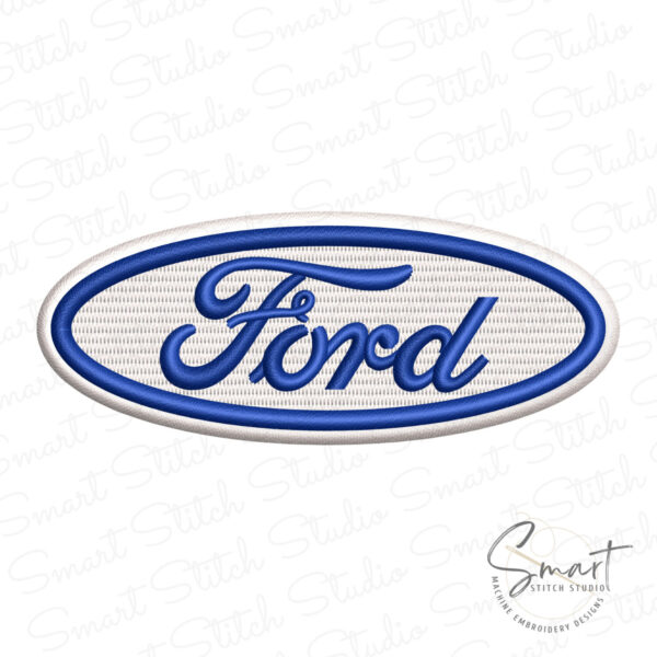 Ford Logo Machine Embroidery File