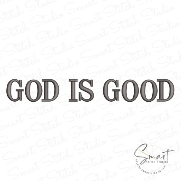 God Is Good Embroidery Design God Is Good Embroidery Design
