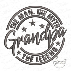 Grandpa Embroidery Design Grandpa Embroidery Design