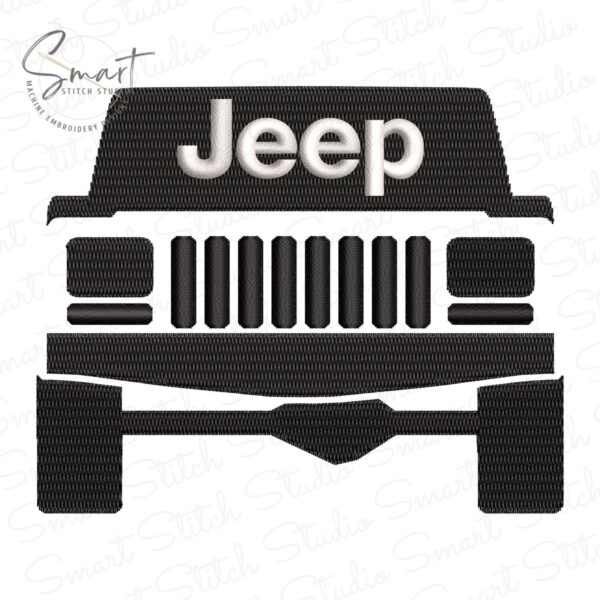 Jeep Embroidery Design Jeep Embroidery Design