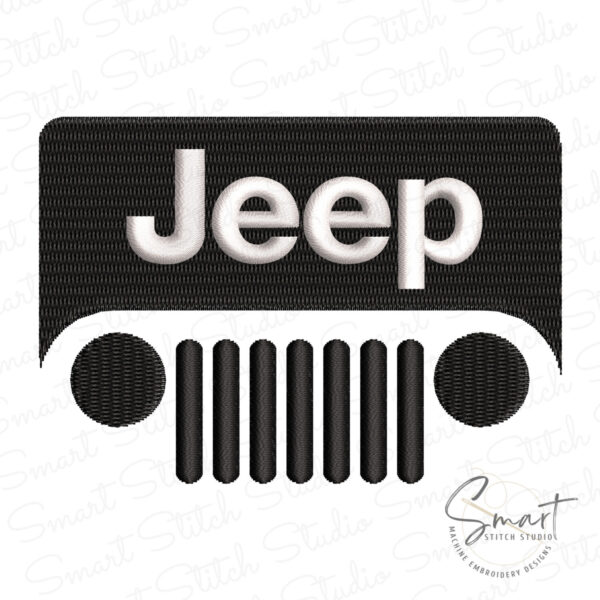 Jeep Logo Machine Embroidery File