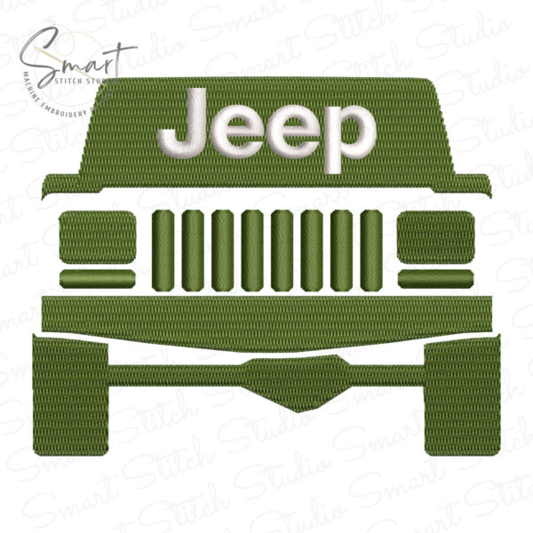 Jeep XJ Embroidery Design Jeep XJ Embroidery Design