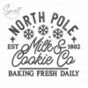 Milk And Cookie Embroidery Design