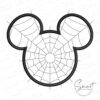 Spiderman Web Mickey Embroidery Applique Spiderman Web Mickey Embroidery Applique