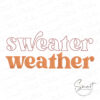 Sweater Weather Embroidery Design