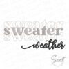 Sweater Weather Machine Embroidery Pattern