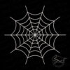 spiderweb-machine-embroidery-file Spiderweb Machine Embroidery File white thread on black background