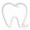 Tooth Outline Embroidery File